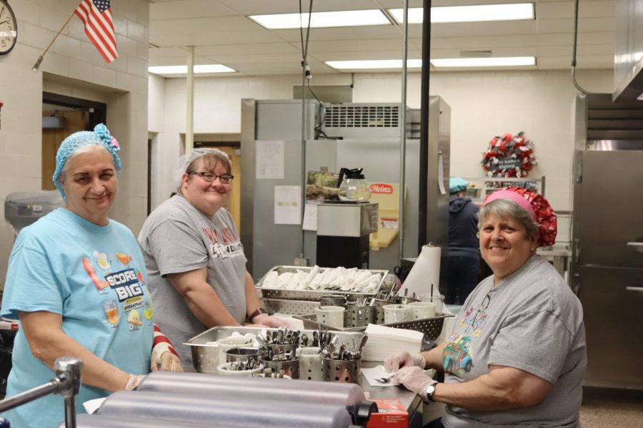 These smiling faces are just some of your lovely lunch ladies. During kindness month, make sure you give them an extra thanks for all the hard work they do!